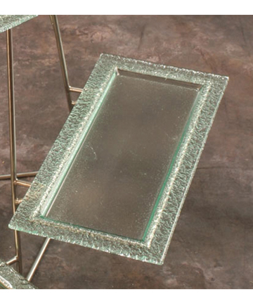 Rectangular Glass Platter 24.75"L x 8"W x 1"H for Item 07108